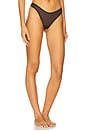 view 2 of 4 Mesh Thong in Black