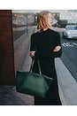 view 5 of 6 Classic Easy Zipper Tote Bag in Bottle Green