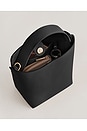 view 3 of 6 Mini Linea Bucket Bag in Black