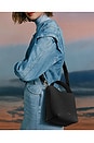 view 6 of 6 Mini Linea Bucket Bag in Black