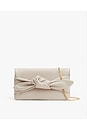 view 2 of 6 Bow Clutch in Ecru