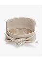 view 4 of 6 Bow Clutch in Ecru