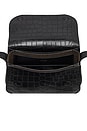 view 4 of 4 Concertina Shoulder Bag in Black Croc