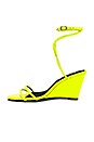 view 5 of 5 SANDALES COMPENSÉES CHLOE in Neon Yellow