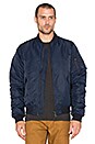 view 2 of 5 BLOUSON BOMBER ASHTON in Navy & Black