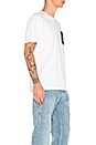 view 2 of 4 Lester Pocket Tee in White