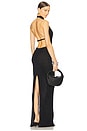 view 3 of 3 Sibylle Halter Maxi Dress in Black