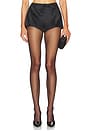 view 1 of 6 Ida Wool Silk Duchesse Shorts in Black