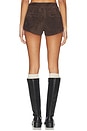 view 4 of 6 MINI SHORT DE ANTE in Dark Brown