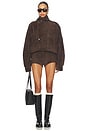 view 5 of 6 MINI SHORT DE ANTE in Dark Brown