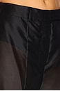 view 6 of 6 シルクパンツ in Black