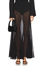 view 1 of 6 Matija Panelled Skirt in Black