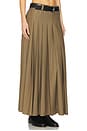 view 3 of 7 Heidi Pleated Maxi Skirt in Khaki