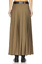 view 5 of 7 Heidi Pleated Maxi Skirt in Khaki
