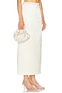 view 2 of 6 Irene Wool Silk Duchesse Midi Skirt in Ivory