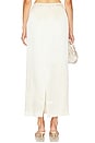 view 4 of 6 Irene Wool Silk Duchesse Midi Skirt in Ivory
