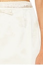 view 6 of 6 Irene Wool Silk Duchesse Midi Skirt in Ivory