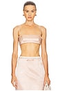 view 1 of 4 TOP BRALETTE DE SEDA DUCHESSE in Pink