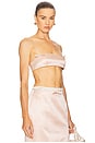 view 2 of 4 TOP BRALETTE DE SEDA DUCHESSE in Pink