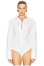 view 2 of 5 CAMISA TIPO BODY in White