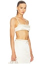 view 2 of 4 DUCHESSE 실크 브랄렛 탑 in Ivory