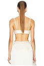view 3 of 4 DUCHESSE 실크 브랄렛 탑 in Ivory