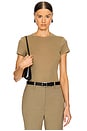 view 1 of 4 MERINO ベイビーTシャツ in Light Khaki