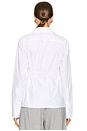 view 3 of 4 Belt Front Top in White
