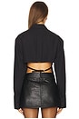 view 4 of 5 Belt Back Top in Black