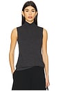 view 1 of 4 Marlo Sleeveless Top in Grey Melange