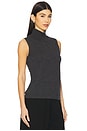 view 2 of 4 Marlo Sleeveless Top in Grey Melange