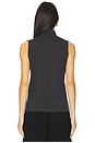 view 3 of 4 Marlo Sleeveless Top in Grey Melange