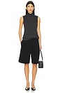 view 4 of 4 Marlo Sleeveless Top in Grey Melange