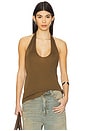view 1 of 4 Ines Halter Top in Khaki