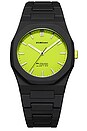 view 1 of 5 Polycarbon 40.5mm Watch in Black & Yellow