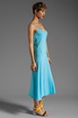 view 3 of 5 Low Back Tank Dress in Sea Breeze