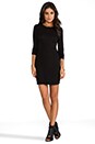 view 2 of 5 Long Sleeve Mini Dress in Black