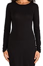 view 5 of 5 Long Sleeve Mini Dress in Black