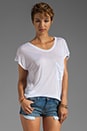 view 1 of 3 Oversized Pocket Tee in White