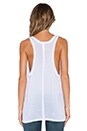 view 3 of 3 Super Low Scoop Tank in White