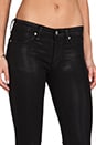 view 5 of 6 Jean Khloe Skinny in Coated Black