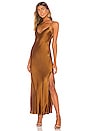 view 1 of 3 Mossy Slip Dress in Bronze
