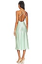 view 3 of 3 Cross Strap Midi Slip Dress in Mint