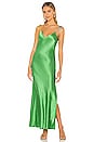 view 1 of 4 Tie Strap Long Slip Dress in Ivy