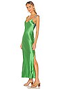 view 2 of 4 Tie Strap Long Slip Dress in Ivy