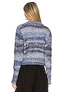 view 3 of 4 Loop Stitch Cardigan in Navy