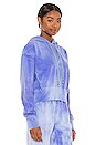 view 2 of 4 Cropped Hoodie in Blue