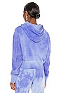 view 3 of 4 Cropped Hoodie in Blue
