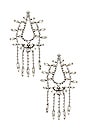 view 1 of 2 BOUCLES D'OREILLES CHANDELIER ROSETTA in Silver