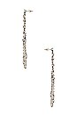 view 2 of 2 BOUCLES D'OREILLES CHANDELIER ROSETTA in Silver